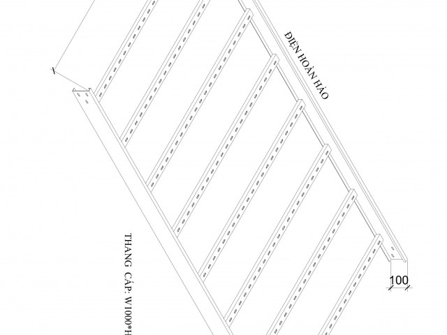 Thang cáp W1000 H100